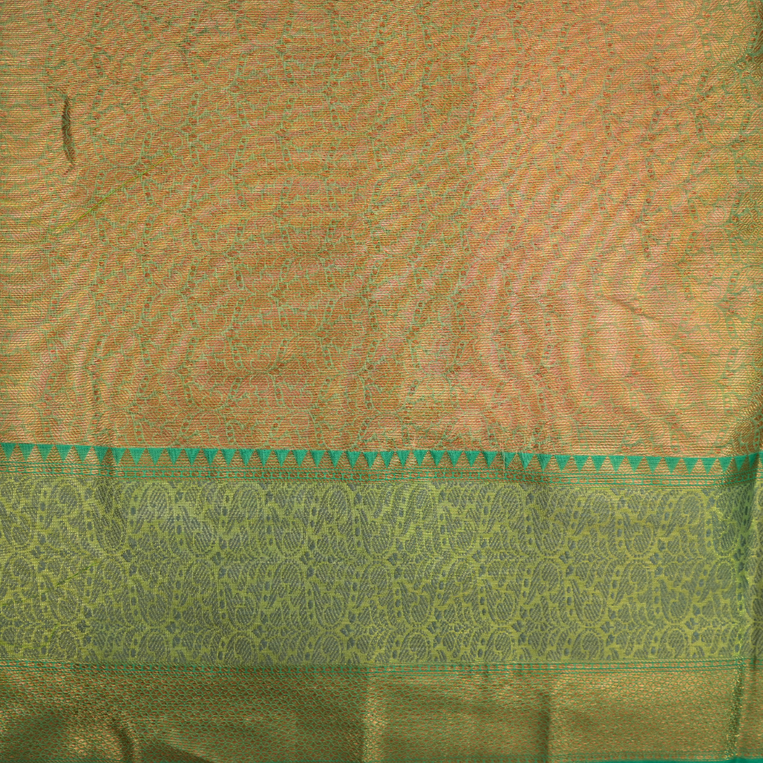 Komal Resham- Pink color banarasi Silk Saree with zari weaving with Floral Border for women