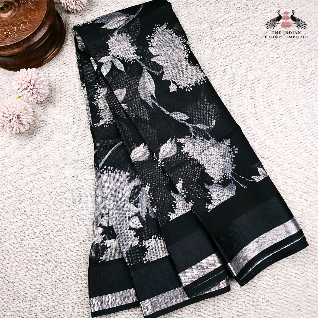 Kota Cotton Printed Sarees