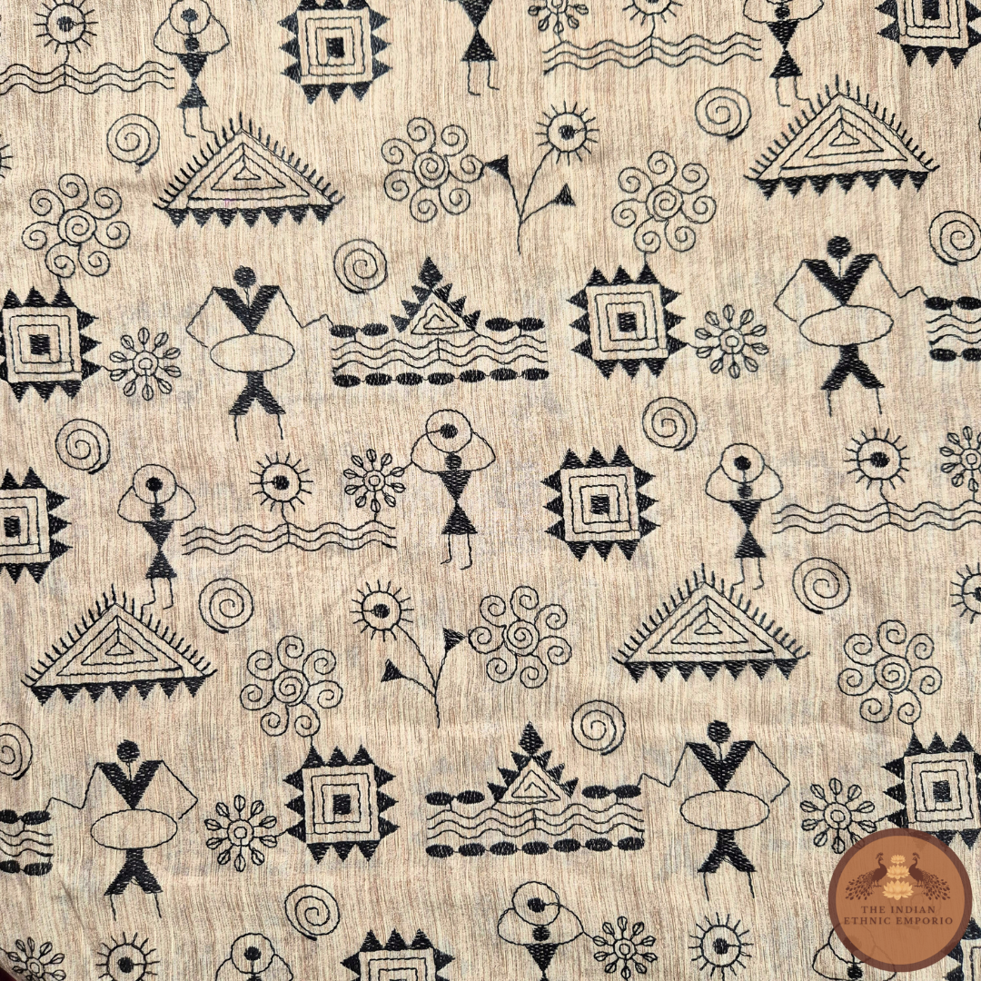 The Warli Weaves - D5 saree for Women | The Indian Ethnic Emporio