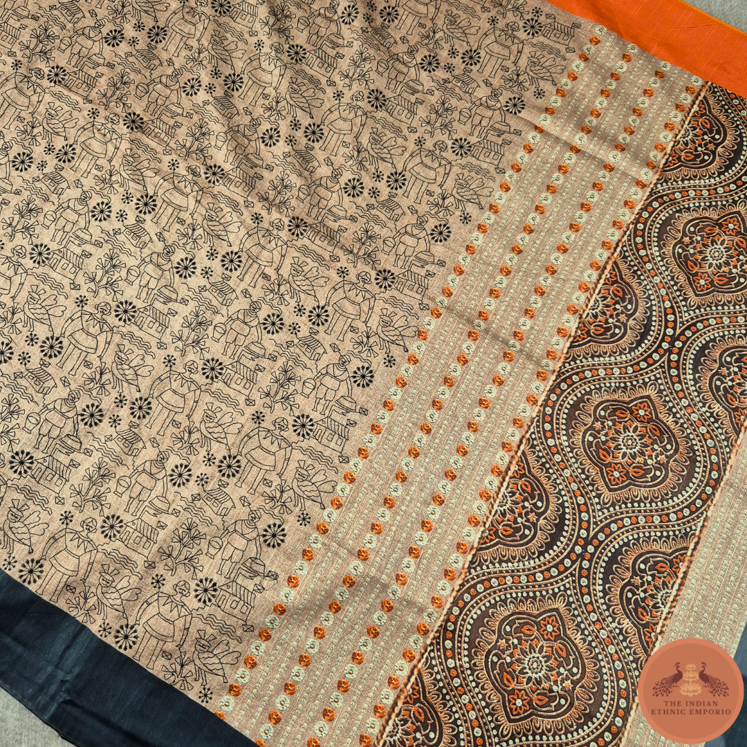 The Warli Weaves - D6 saree for Women | The Indian Ethnic Emporio