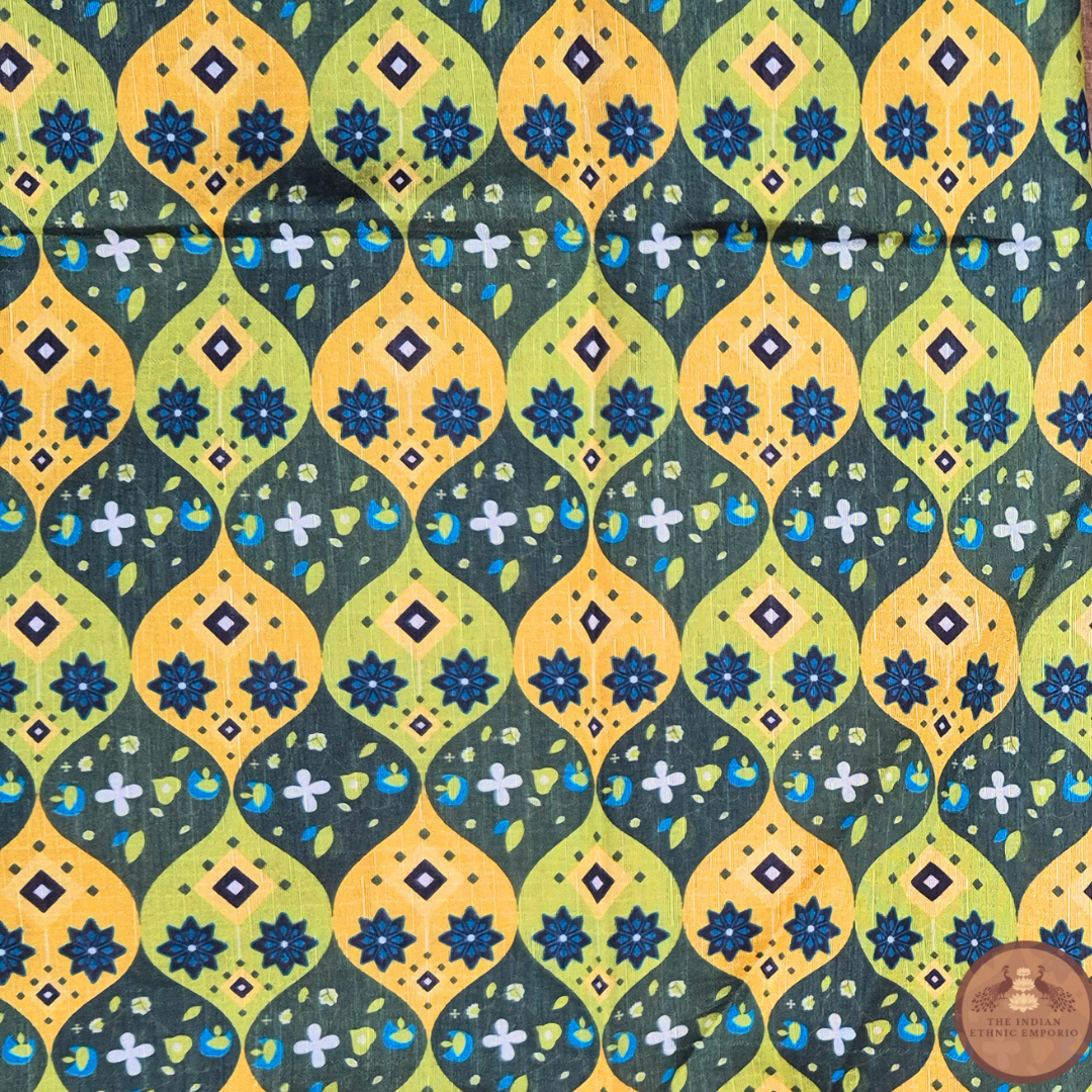 Satrangi Atrangi - Multicolor Premium Gicha Silk Saree for Women