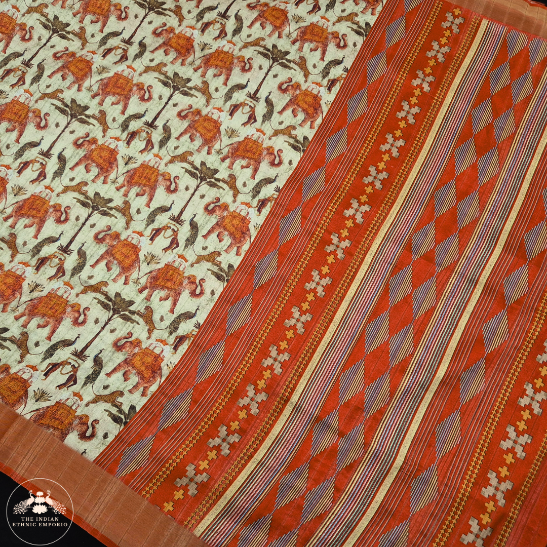 Satrangi Atrangi - Heritage Elegance Premium Gicha Silk Saree for Women