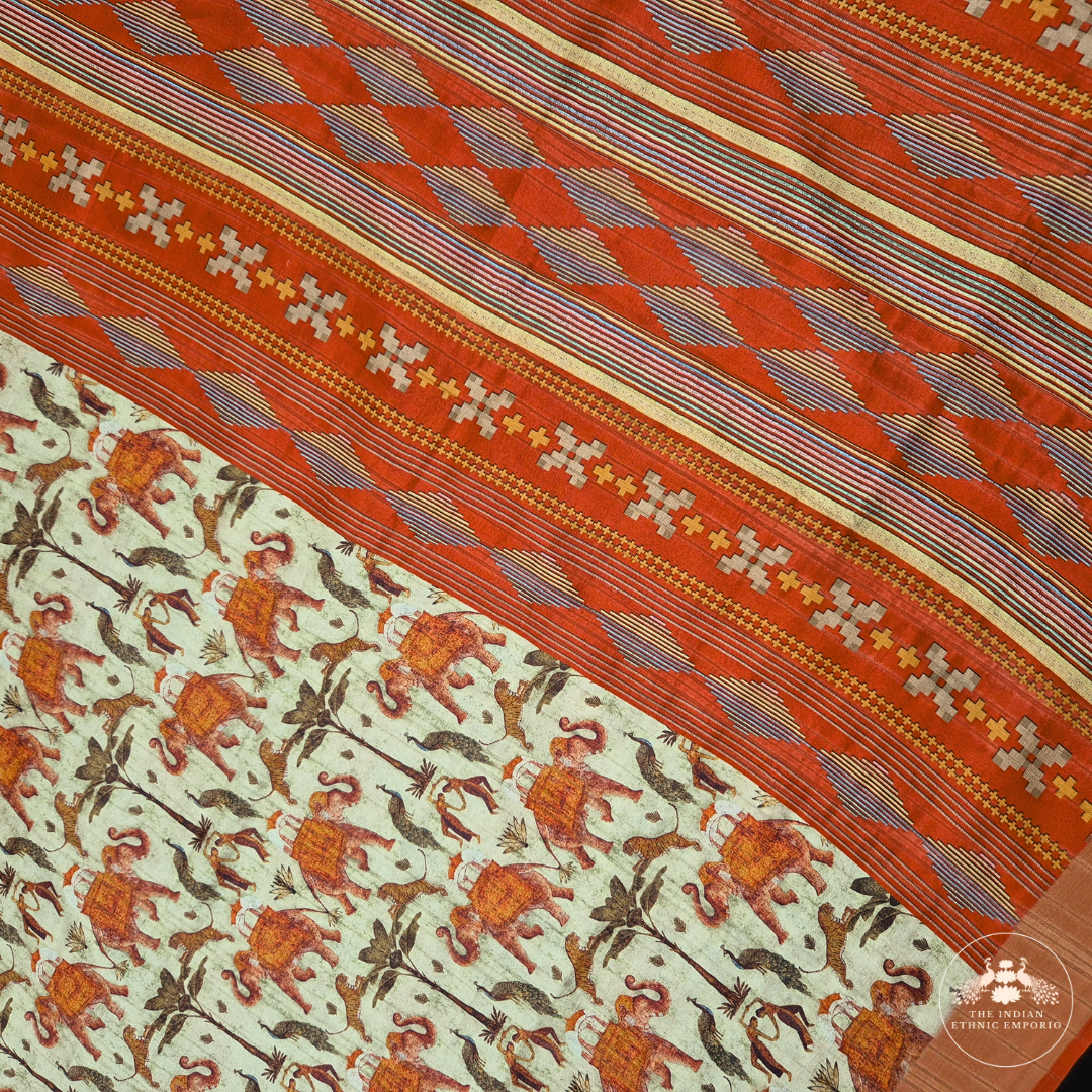 Satrangi Atrangi - Heritage Elegance Premium Gicha Silk Saree for Women