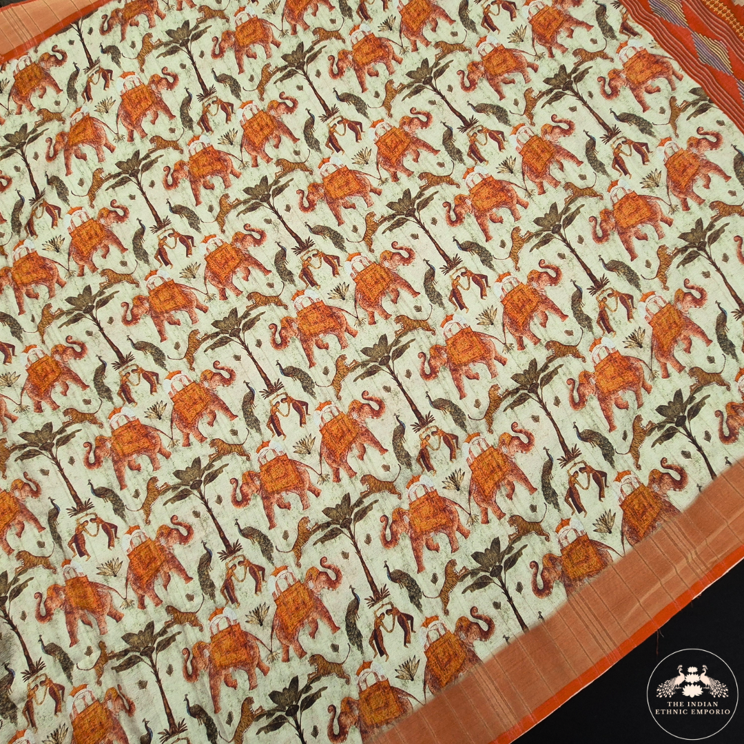 Satrangi Atrangi - Heritage Elegance Premium Gicha Silk Saree for Women