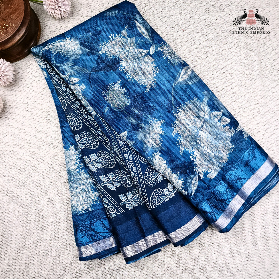 Kota Cotton Printed Sarees