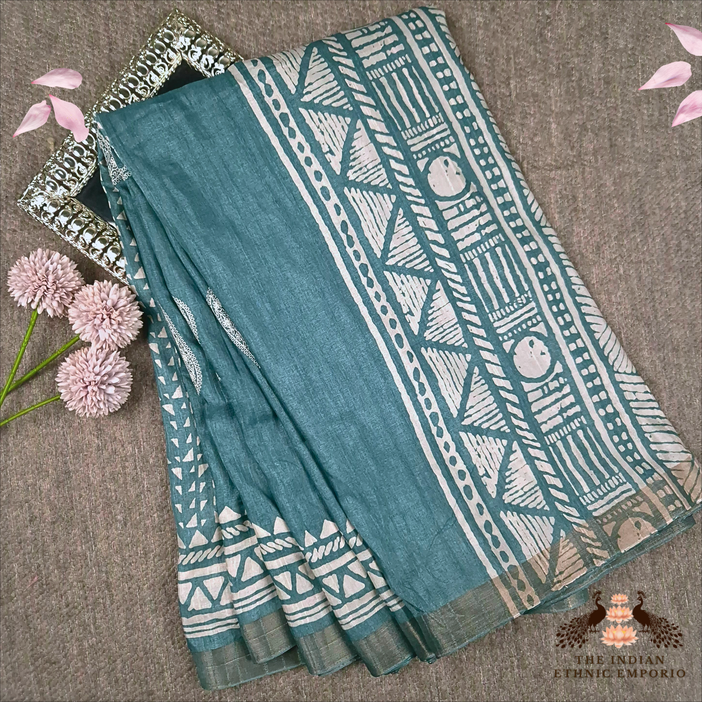 Bhagalpuri Silk Sarees with Lucknowi Chikankari