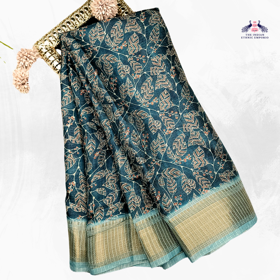 Premium Kota Cotton Printed Sarees