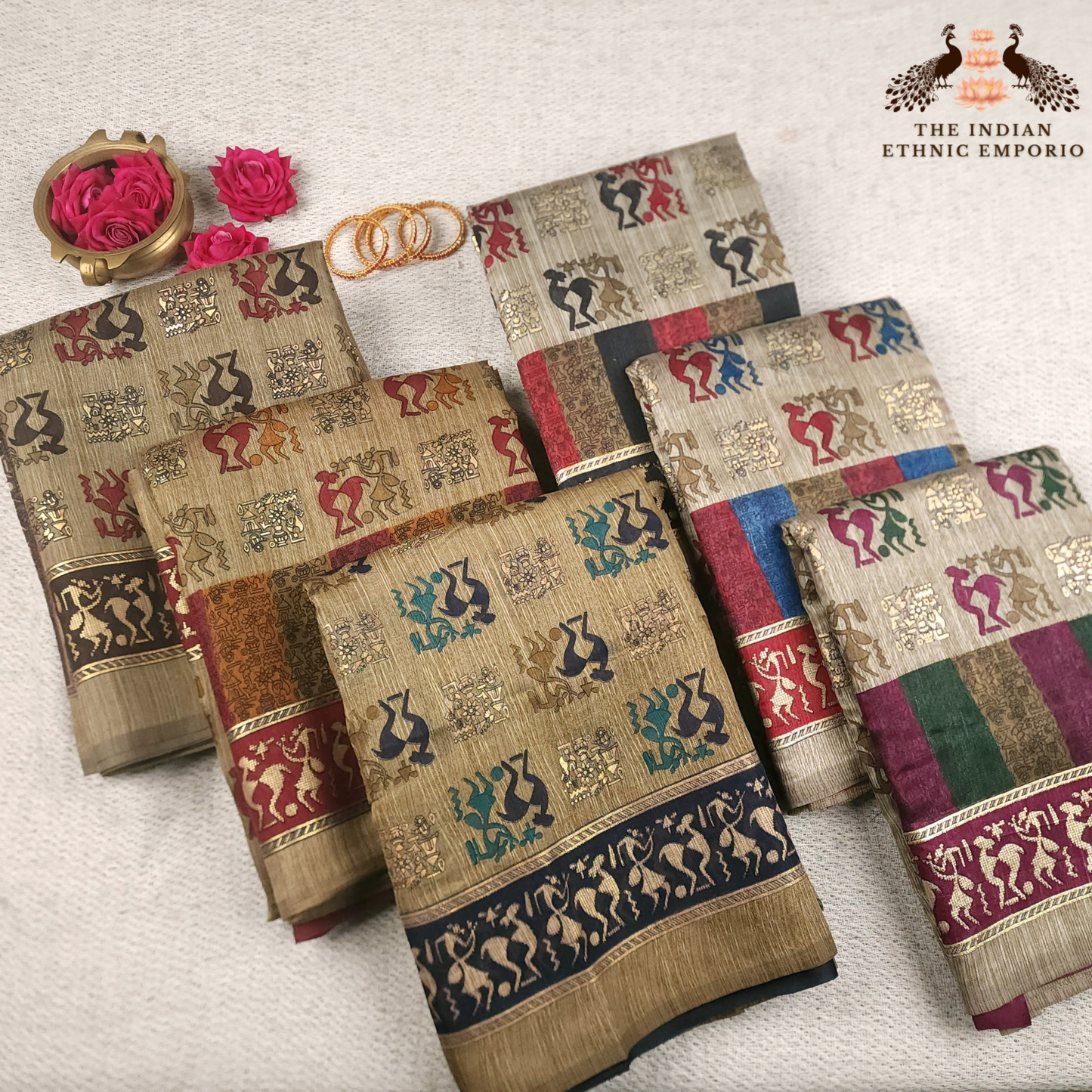 Tribal Print Organic Saree