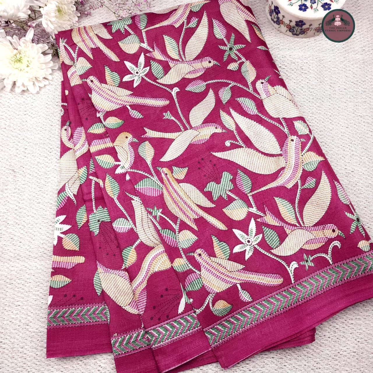 Organic Silk Printed Sarees