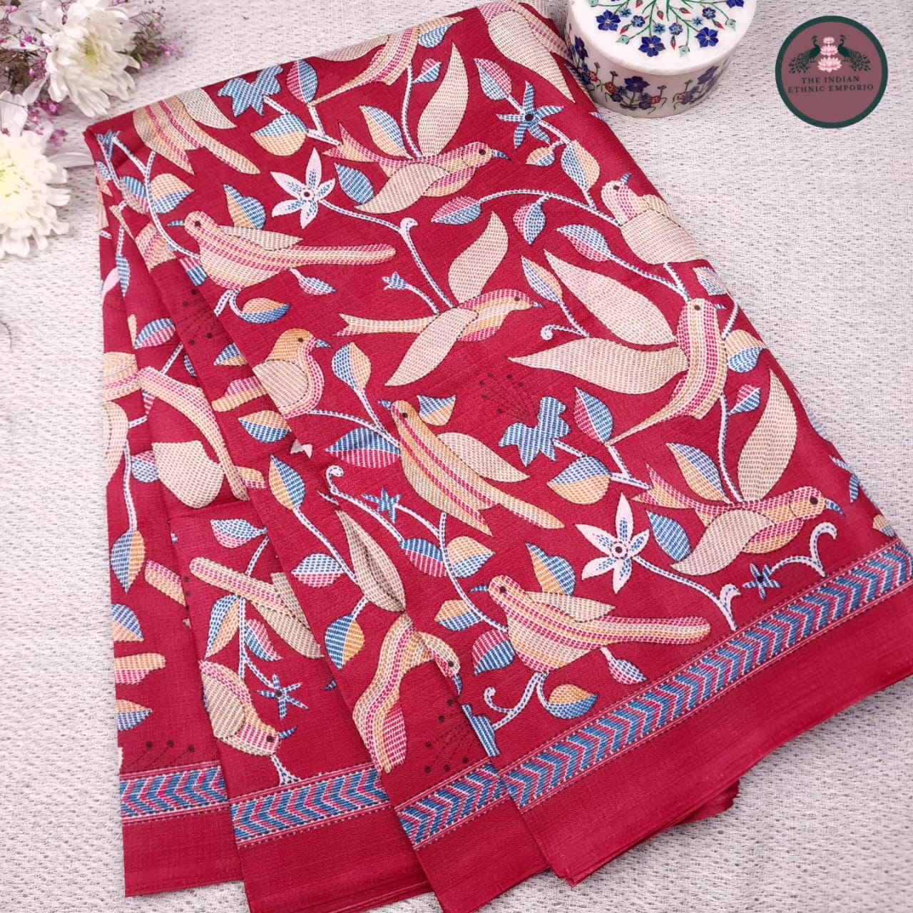 Organic Silk Printed Sarees