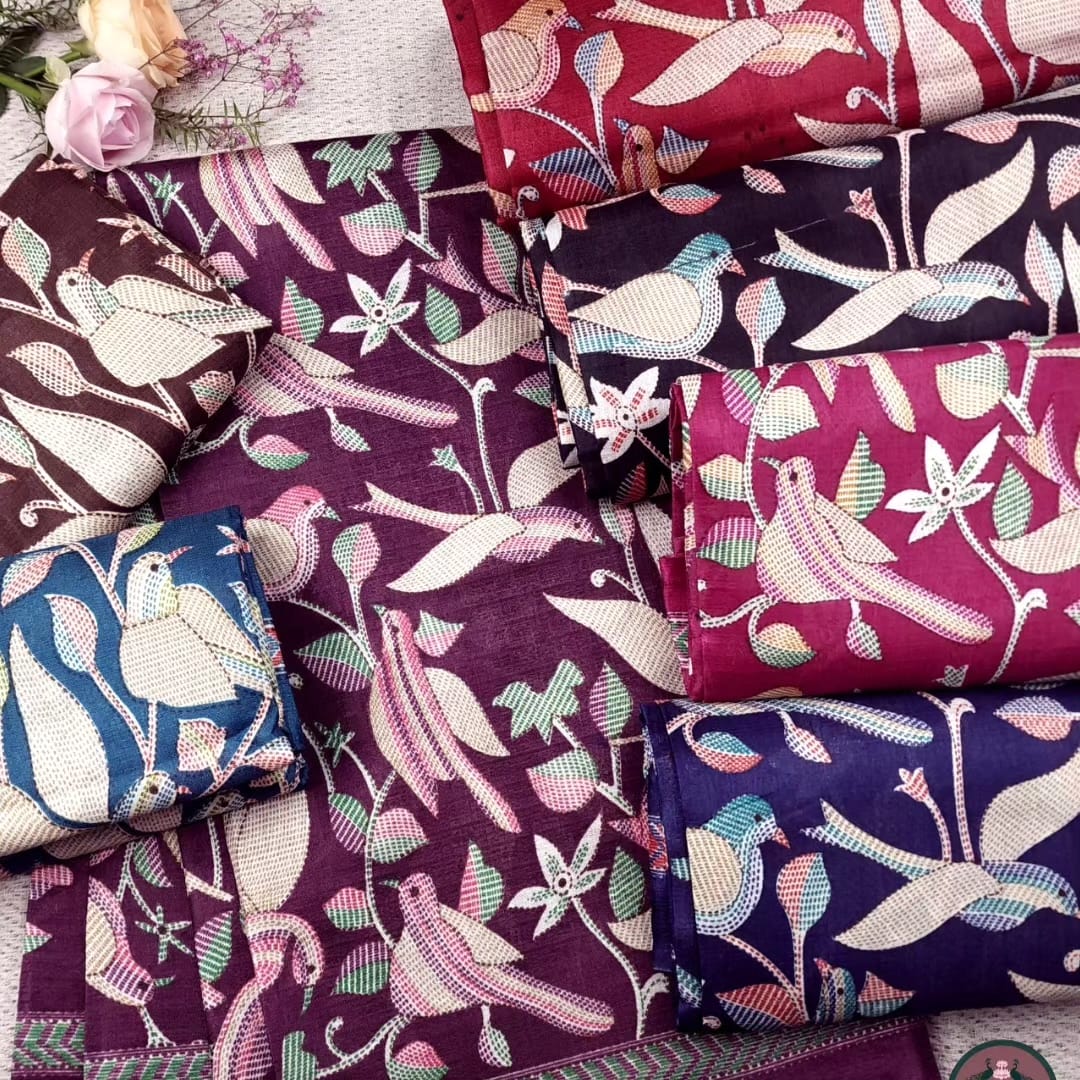 Organic Silk Printed Sarees
