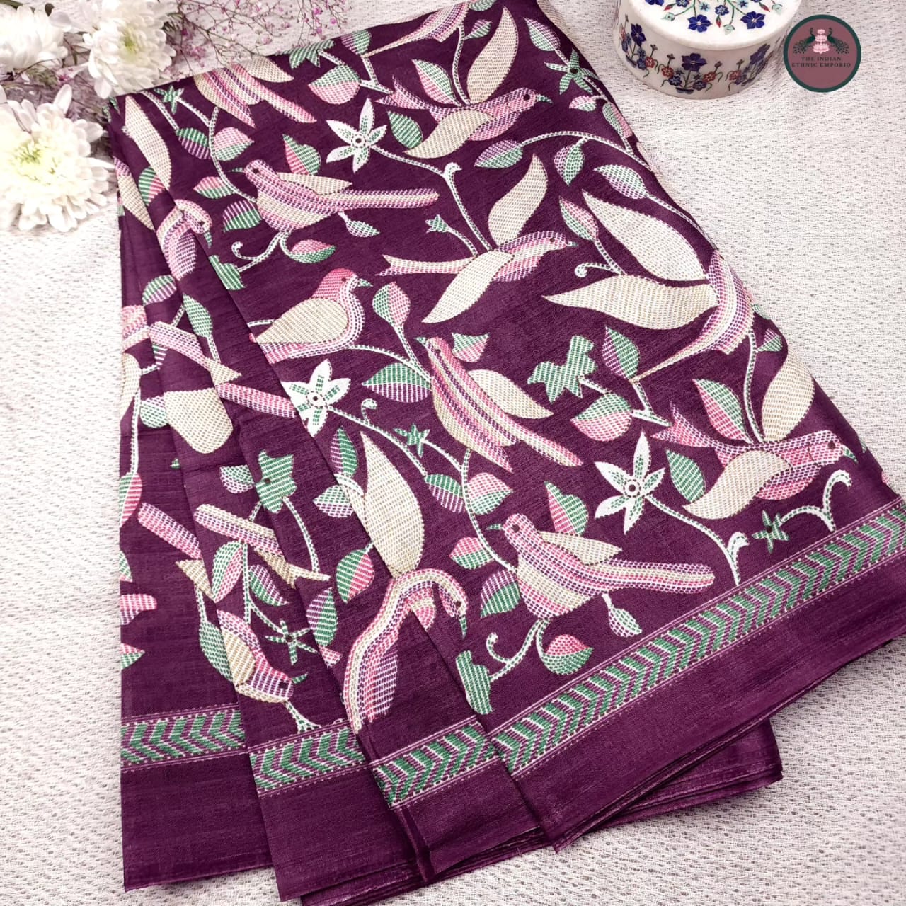 Organic Silk Printed Sarees
