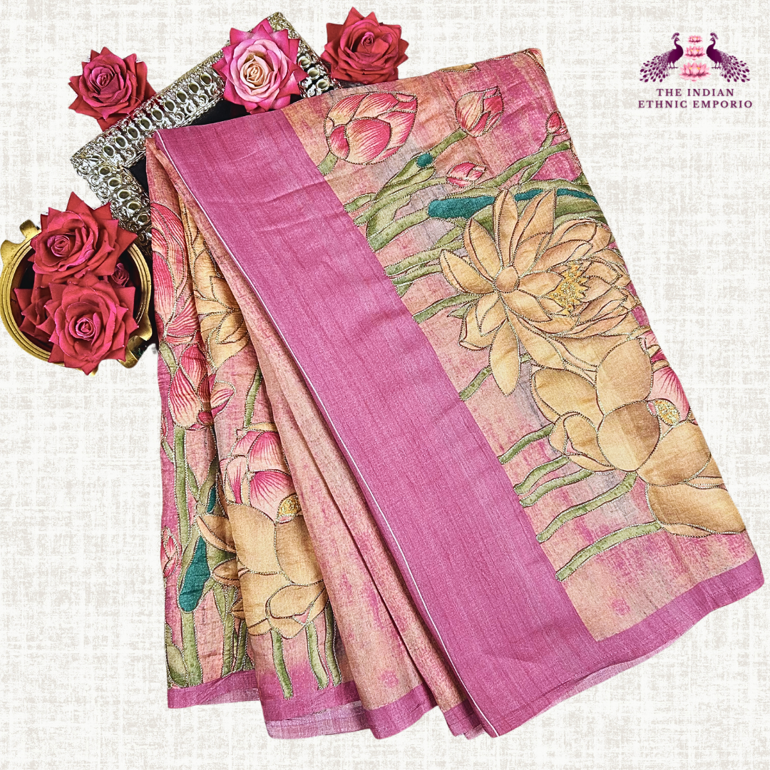 Floral Print x Chain Stitch x Organza