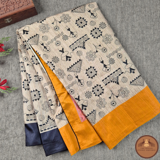 The Warli Weaves - D5 saree for Women | The Indian Ethnic Emporio