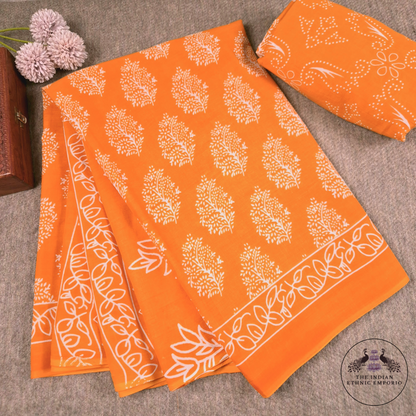 Summer Serenity - Pure Mul-Mul Cotton Sarees