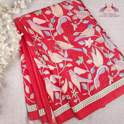 Organic Silk Printed Sarees